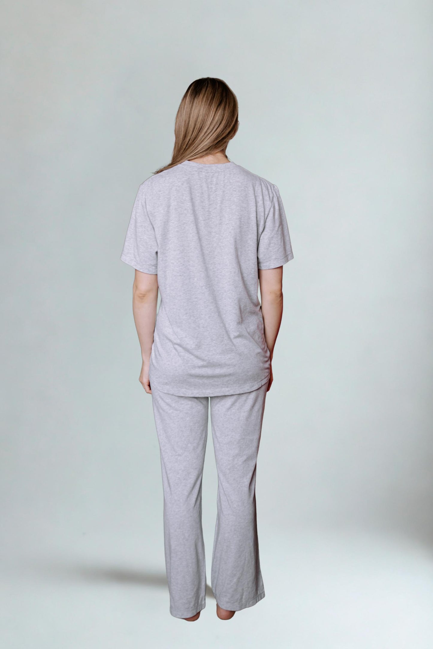 Goddess Gaia Short Sleeve Set Grey
